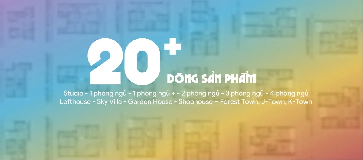 20 dòng sản phẩm tại dự án La Pura