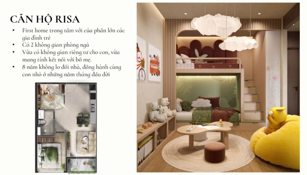 Hình ảnh nhà mẫu căn hộ dự án Risa La Pura